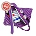 ZIPIT Wildlings Big Pencil Case/Cosmetic Makeup Bag, purple, jumbo pencil case (ZTMJ-WD-PCA)