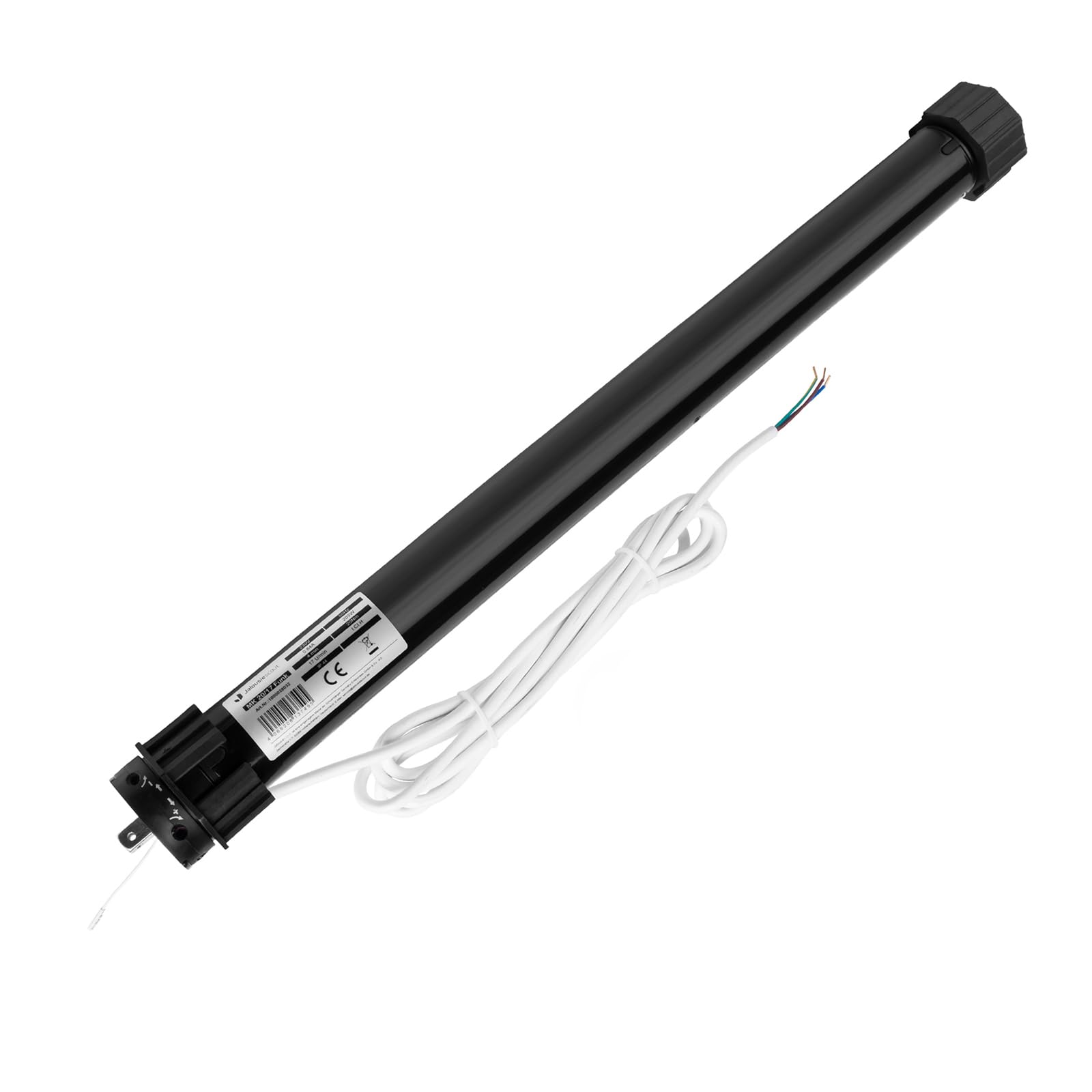Jalousiescout Elektromechanischer Funk-Rollladenmotor MK 20/17 Zugkraft 20 Nm 42 kg SW60, Funk-Rohrmotor, Funk Endlageneinstellung, für 60mm Achtkant Welle, Rolladenantrieb mit Thermoschutz