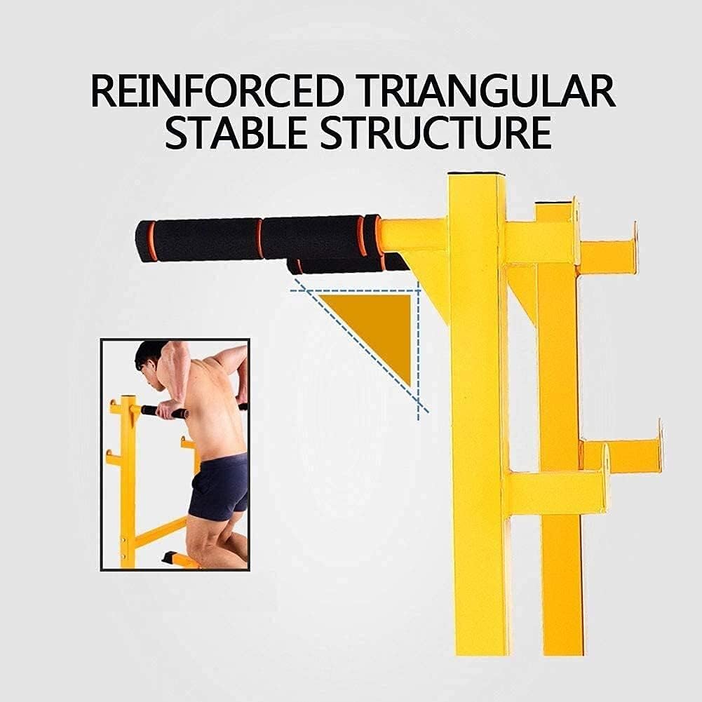Squat Barbell Free Bench Press Stands Home Gym Barbell Rack Stand, Adjustable Dumbbell Squat Rack Stand Bench Press Rack Dipping Station Weight Bench Home Gym for Full