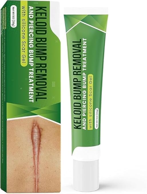 CosmicCamel Keloid & Scar Removal Gel – Advanced Silicone Scar Treatment Cream | Fades Acne, Surgery, Injury & Piercing Scars | Smoothens Skin, Reduces Bumps & Marks | 20g Scar Repair Solution (1)