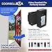 DoorbellBoa Anti-Theft Video Doorbell Door Mount, No Tools or Installation, Mounts Securely in Seconds, Compatible with Ring & Other Video Doorbells (Black)