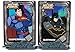 DC Comics, Metal Force Transforming Batwing, 2-in-1 Playset, Includes Batman and Superman Figures, with Projectiles and Character Cards, Kids Toy for Boys Ages 4 and Up