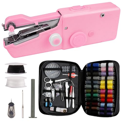 Mini Sewing Machine for Beginners - Handheld & Electric, Easy