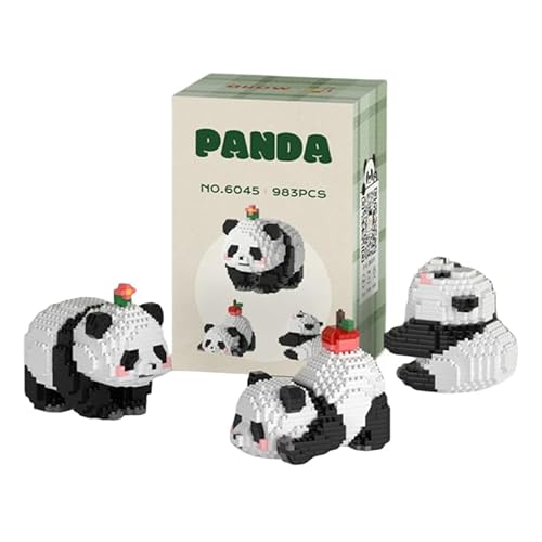 ブロック 玩具 おもちゃ パンダ 可愛い 様々な造形 選べる 積み木 立体パズル 互換 子供・大人向け プレゼント 小学生 ギフト 贈り物 (Bパターン)