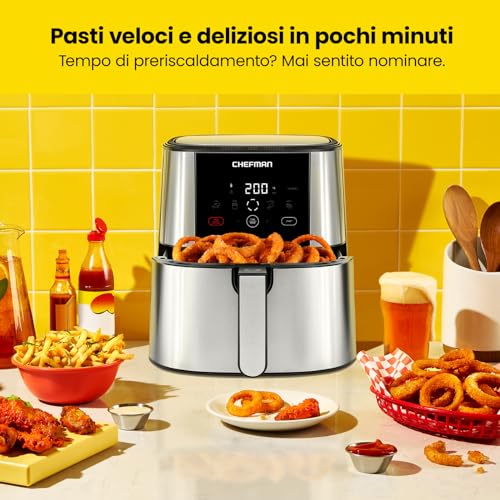 Chefman TurboFrys XL - BPA-fri Airfryer för hälsosam matlagning