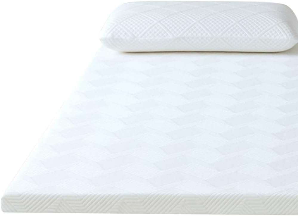 Grey,200 * 80 * 5cm, Memory Foam Futon Mattress Topper Thick 5Cm Roll Up Guest Bed Breathable Japanese Floor Mattress Pad with Detachable Cover Comfortable Floor Bed for Camping Dormitory