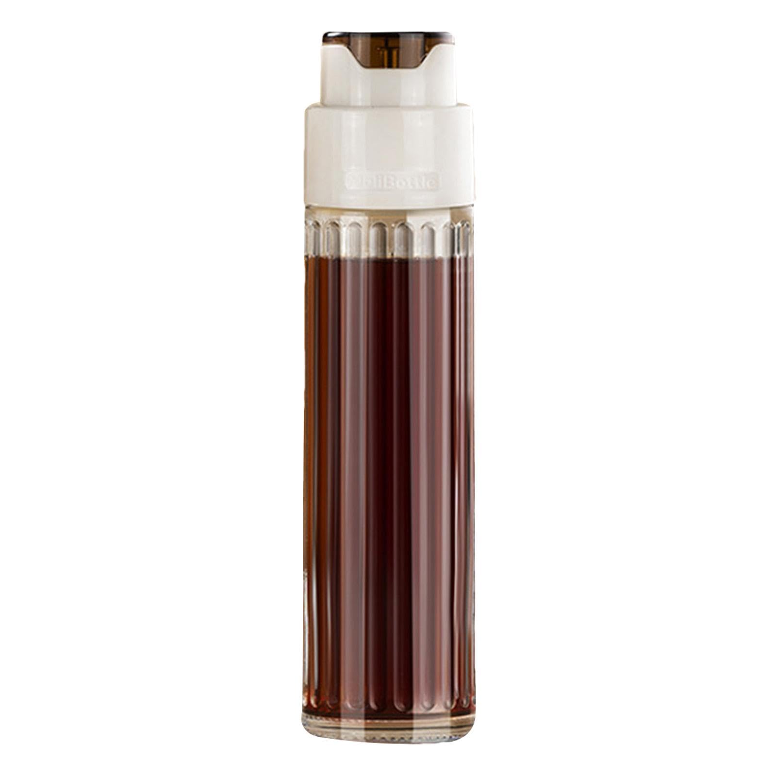 Glass Oil Pot for Kitchen, Automatic Oil Dispenser, Automatic Opening Oil Storage Bottle, Leak-proof Oil Storage Device for Vinegar, Soy Sauce and Cooking Wine