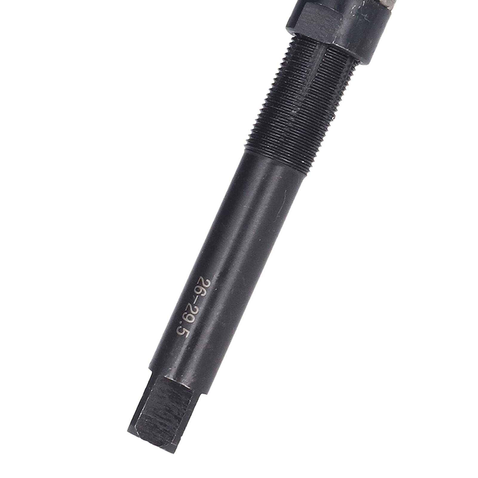 6-schneidige Handreibahle 9SiCr Metall Einstellbare Handbetätigte Reibahle Schneidbohrreibahle mit Geradem Schaft 26‑29,5 Mm