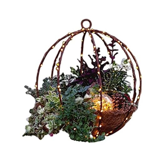 Juldekorationer, hängande korg, julskrivbord mini julgran juldekoration, hem- och trädgårdsdekoration, blomkorgar, hängen, hängande blomkorg