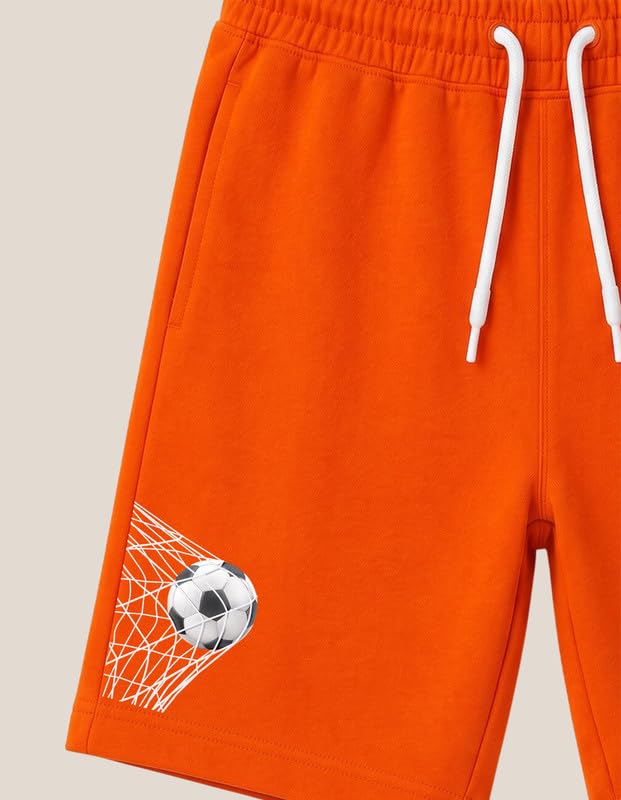 Image of Nusyl Solid & Printed Cotton Blend Shorts for Boys | Comfortable Casual Shorts | Soft Breathable Fabric with Elastic Waistband | Relaxed Fit | 2-16 Years | Multiple Colors