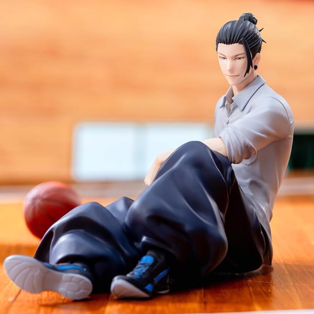 FUNFOB Geto Action Figure Height-11.5cm Collectible for Anime Fans PVC Multicolour | Geto Sitting Grey Shirt-image-40