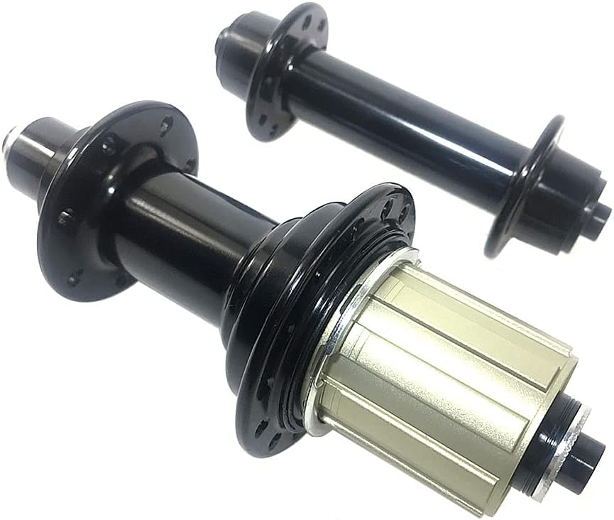 285g/pair Lightweight Aluminum Road Bike Hub NBK Bearing Front 20H Rear 24H 8/9/10/11Speed J-Bend