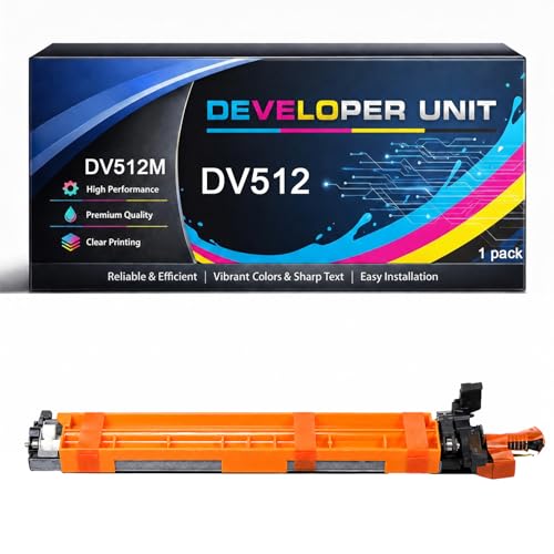 Unité de développement DV512 magenta avec puce pour Bizhub C224 C284 C364