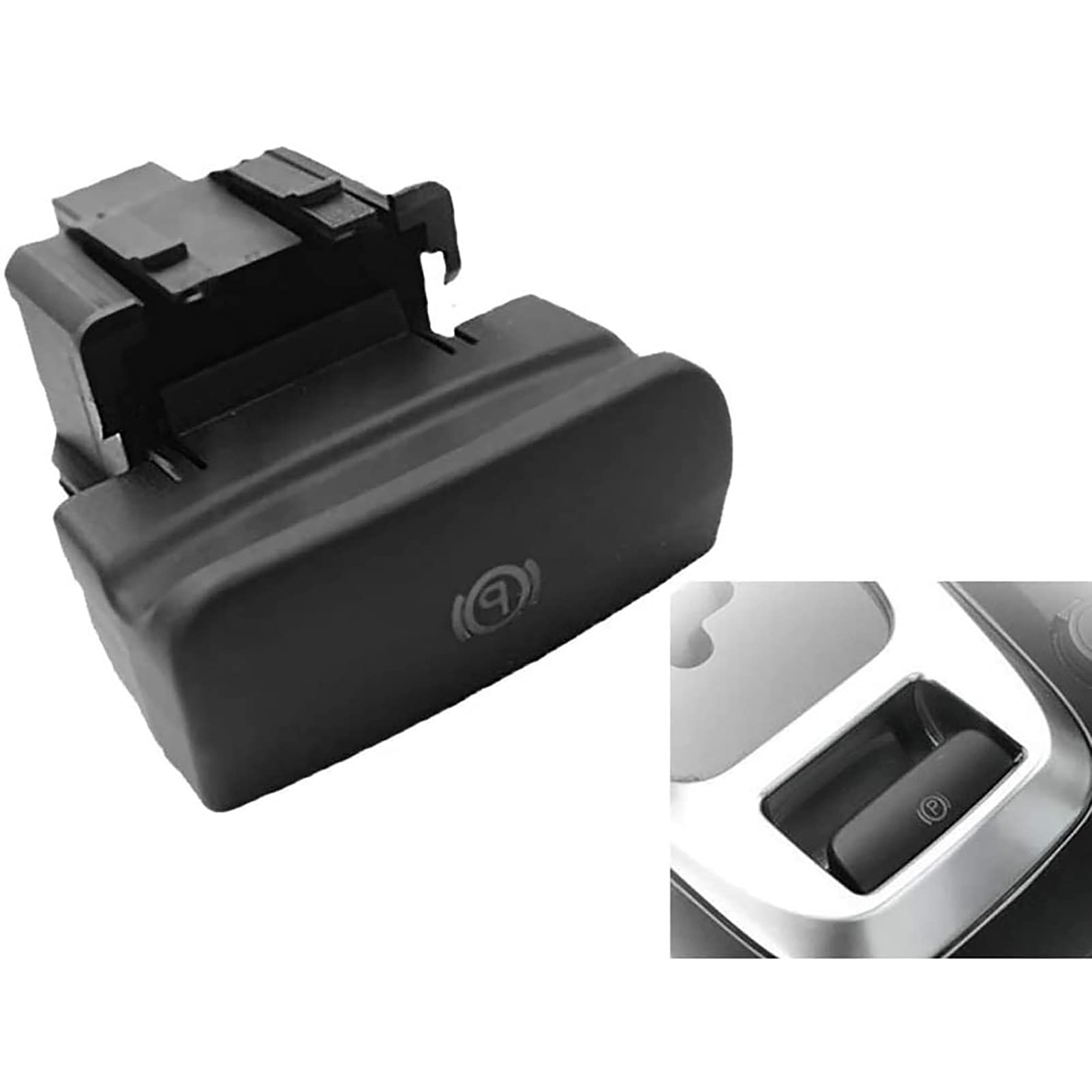 Freno A Mano Elettrico Interruttore Freno Di Stazionamento 470706 Freno A Mano Pulsante di Controllo Per P-eugeot 3008 5008 C4 Picasso DS4 470703 Nero Opaco