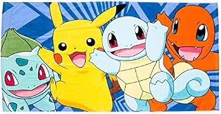 Pokemon Catch' Towel, Cotton, Multi-Colour, 70 x 0.03 x 140 cm