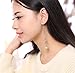 KOREA-JIAEN Imitation Pearl Earrings S925 Silver Plated Base Double Sided Tassel Ear Line (Green)