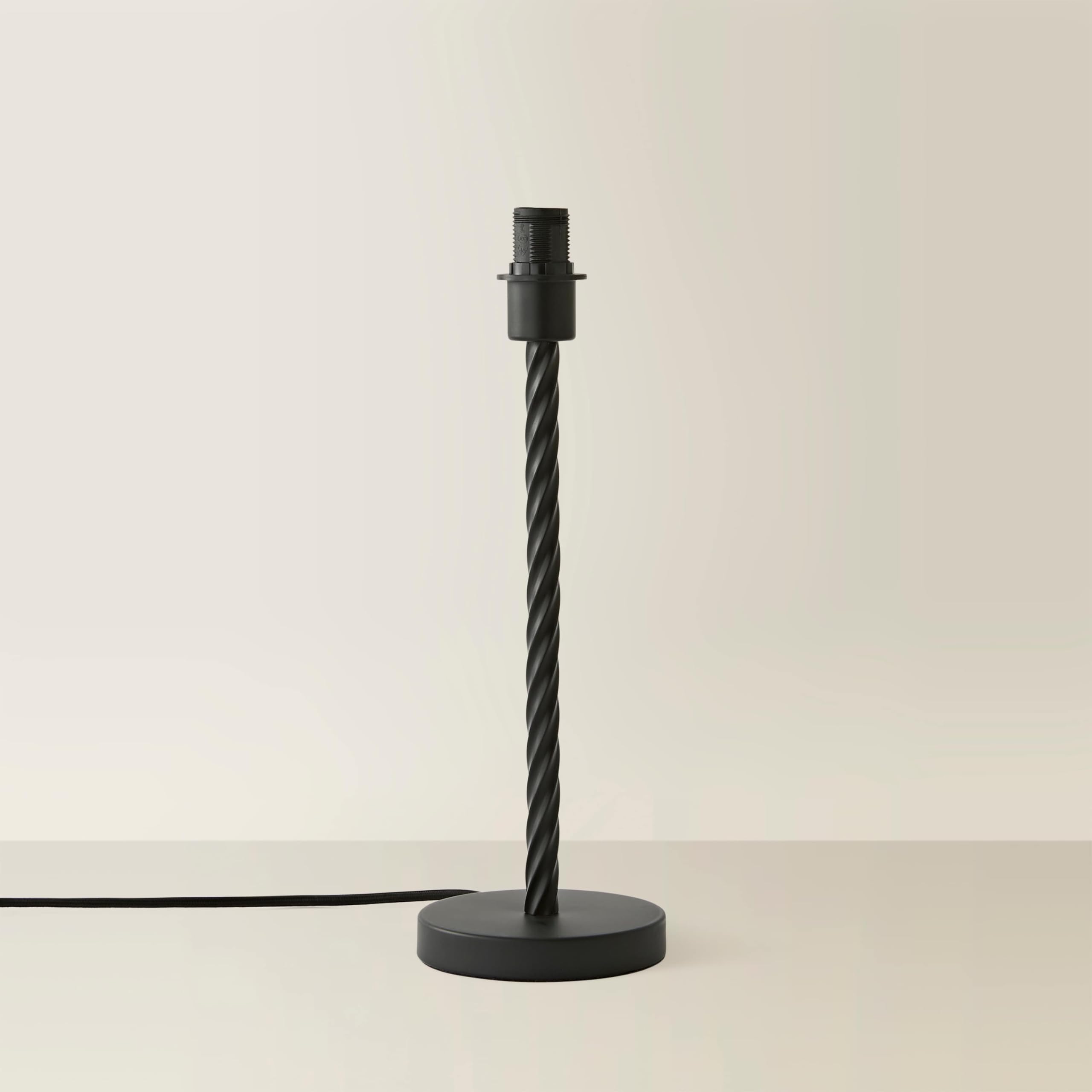 ValueLights | Maura Matte Black Twisted Metal Table Lamp Base | Table Lamps, Home Décor & Improvement Essential