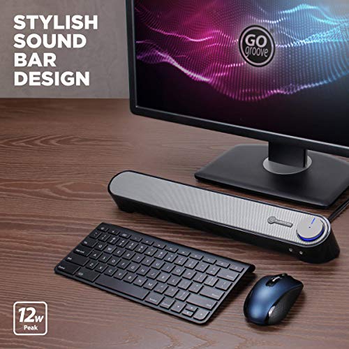 GOgroove Computer Speaker Mini Soundbar UBR Speaker の商品画像 1