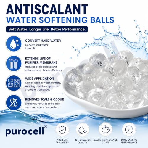Image of 2pcs Filter Bag for Water Tank with 20pcs Antiscalant Balls, 5 Micron Sediment Filter for Overhead Water Tank & 20 Inch Big Blue Housing | Reusable Cartridge for Sand, Dirt, Silt, Mud & Rust