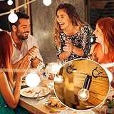 KINGLAKE Screw in Hooks, 12 Pcs Q Hanger Hooks for Outdoor Christmas String Light, Safety Buckle, Fence Celling Black Screw Hook for Wood Wall Hanging Fairy Lights Plants Bird Feeders Cups - Image 5