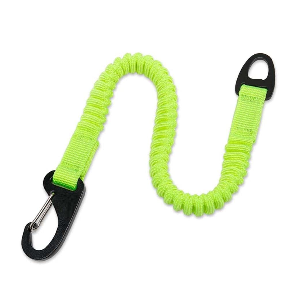 Correa para Perros, Correa Corta for Perros, Resistente, Verde, de Nailon, retráctil, con extensión y elástico