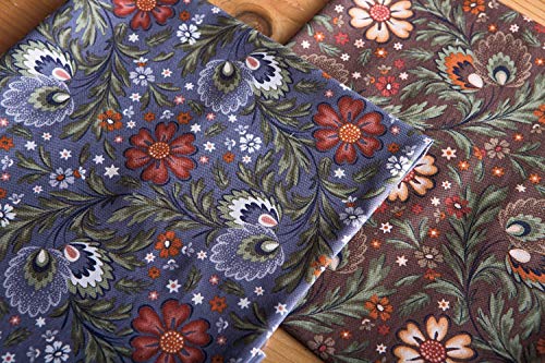 Connecting Threads Print Collection Precut Quilting Fabric Bundle 10" Squares (Arcadian Dusk)
