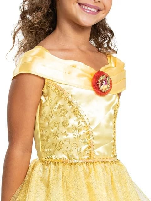 Miniatura 2 de Disney Princess Belle - Disfraz clásico de Halloween para niñas, disfraz de bestia de belleza