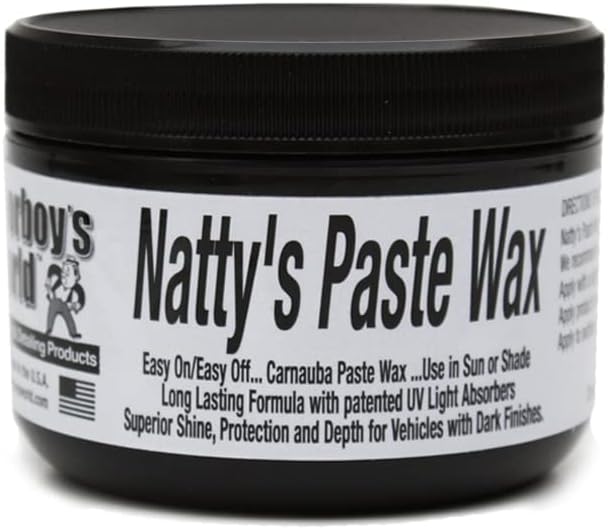 The Urban Company Poorboy's World Natty's Paste Wax Black Carnauba wax For Black and Dark Coloured Cars