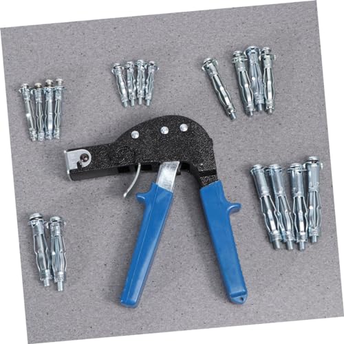 Kit d'ancrages métalliques pour plaques de plâtre avec pince de pose murale
