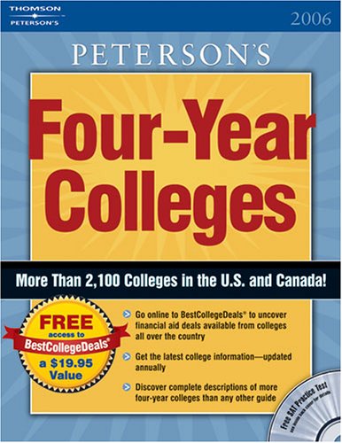 Amazon.com: Four Year Colleges 2006, Guide to: 9780768917499: Peterson's