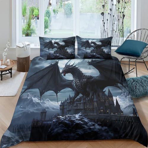 Housse de couette facile d'entretien pour lit king taille ado