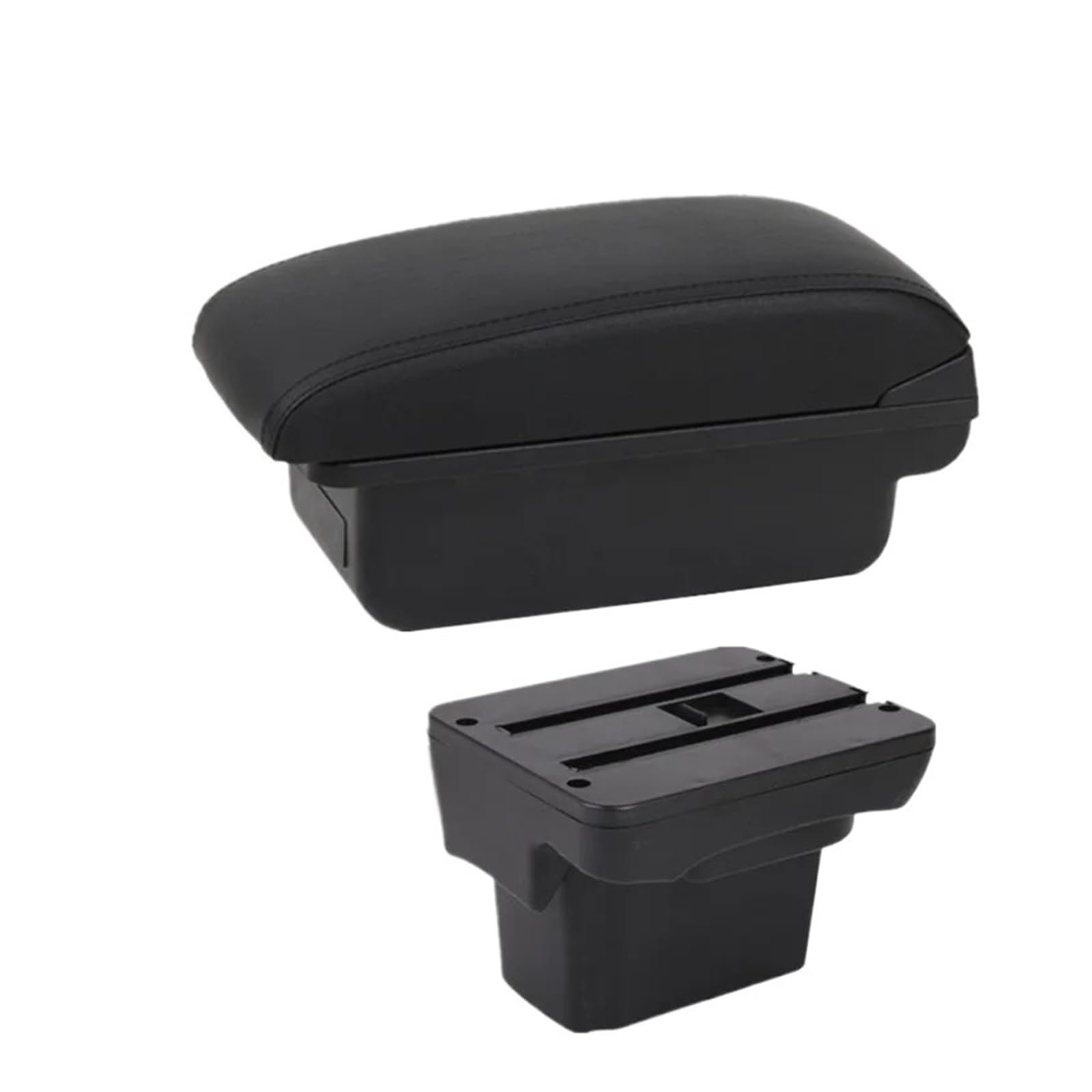 Ggwqoops Car Armrests For Chevrolet For Holden For Cruze 2009-2015 Car Armrest Box Storage Retrofit Accessories Armrest Box(A1 black line No USB)