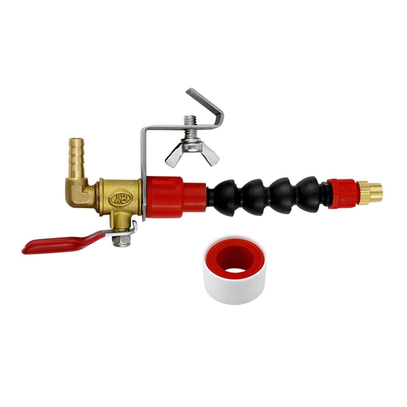 Tsophreniq Single Buckle Faucet Water Attachment Leakproof Sprayer For Angles Grinder Stone Cutting Reduce Increases Professional Use Stone Cutting Sprayer