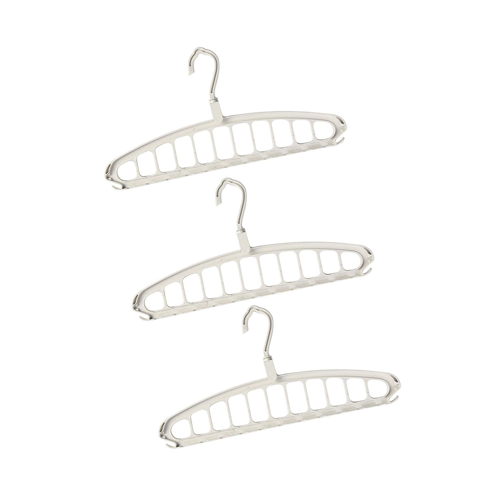 360 Degree Rotating Heavy Duty Garment Hanger with Multiple Hooks for Space Efficient Storage Storage Hanger