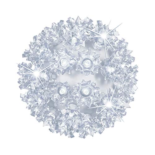 Wintergreen Lighting LED Starlight Sphere, LED Light Ball Sphere Light, Christmas Light Ball, Christmas Decoration (70 Twinkle Lights, 6