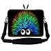 Meffort Inc 15 15.6 inch Laptop Sleeve Bag Carrying Case with Hidden Handle and Adjustable Shoulder Strap - Cute Porcupine Design