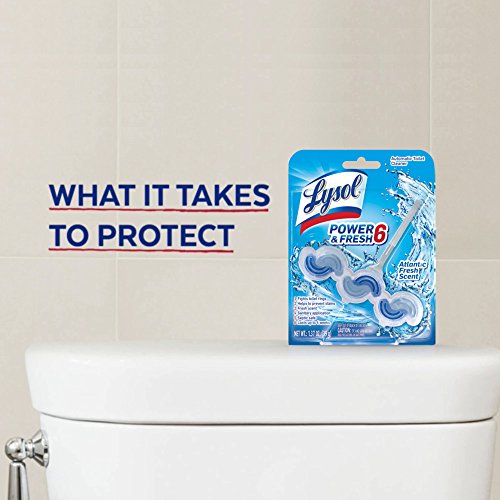 Lysol Power & Fresh 6 Automatic Toilet Bowl Cleaner, Atlantic Fresh, 1Ct #TOP4