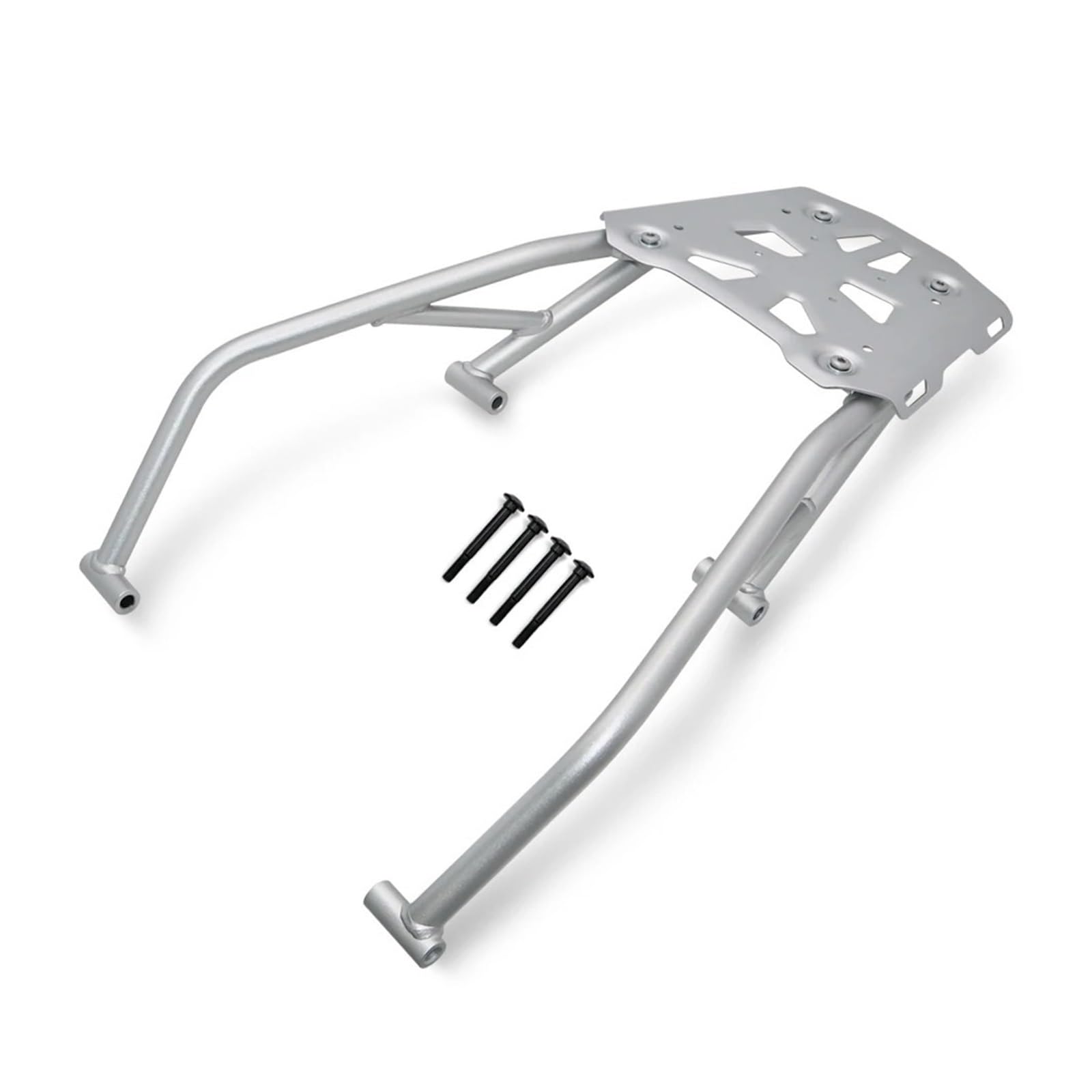 Portaequipajes Traseros para Moto Portaequipajes Trasero para Motocicleta para Kawasaki, alforja de Equipaje Lateral para Soporte de Transporte(Prata)