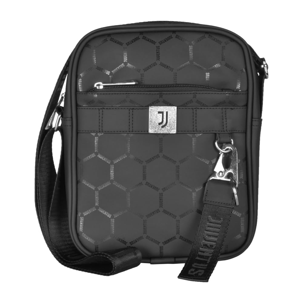 Borsellino Juventus Unisex - Stampa Juve Con Placchetta Metallo, Chiusura Zip - Foto 9