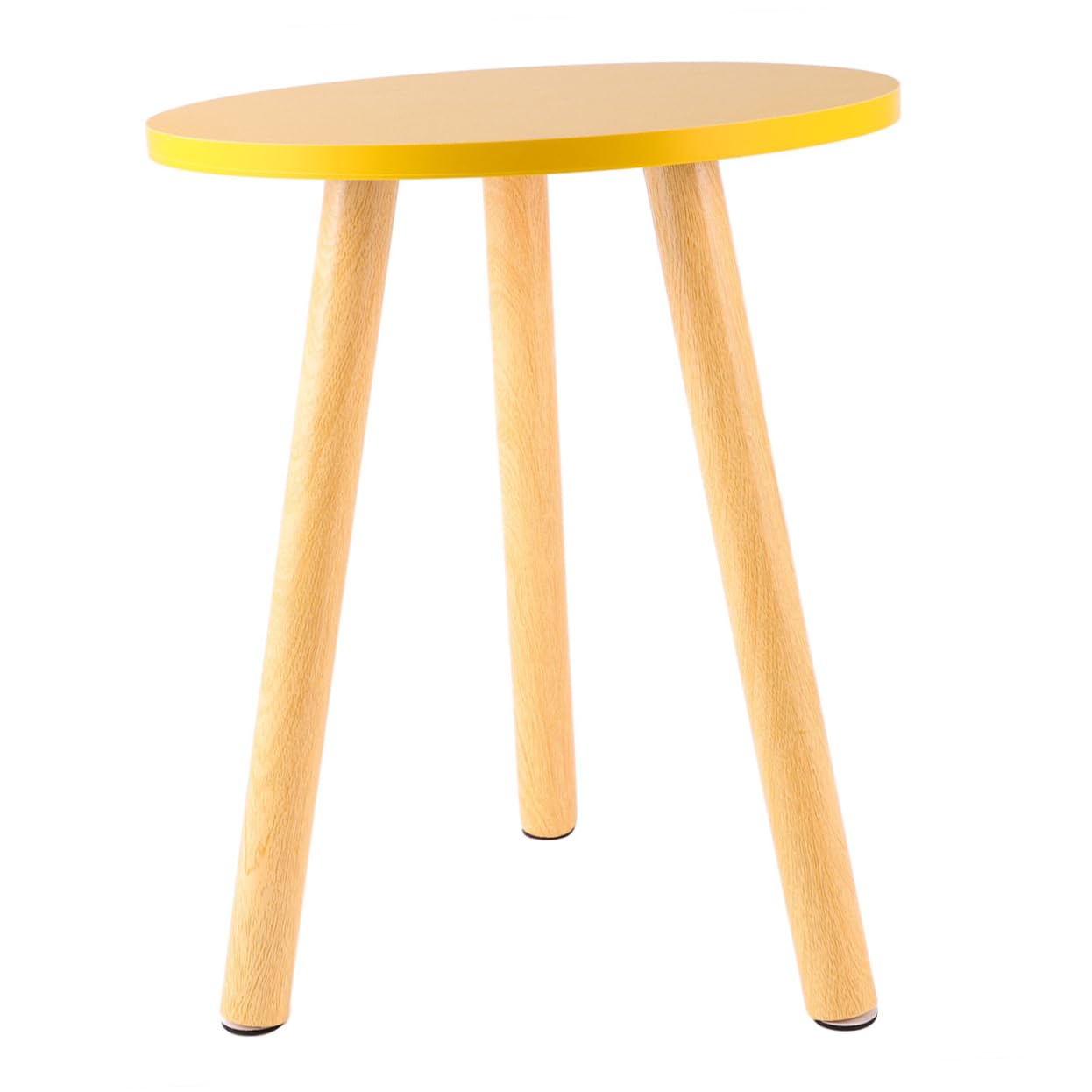 Table basse ronde Mikinona finis les cercles d'eau sur le bois
