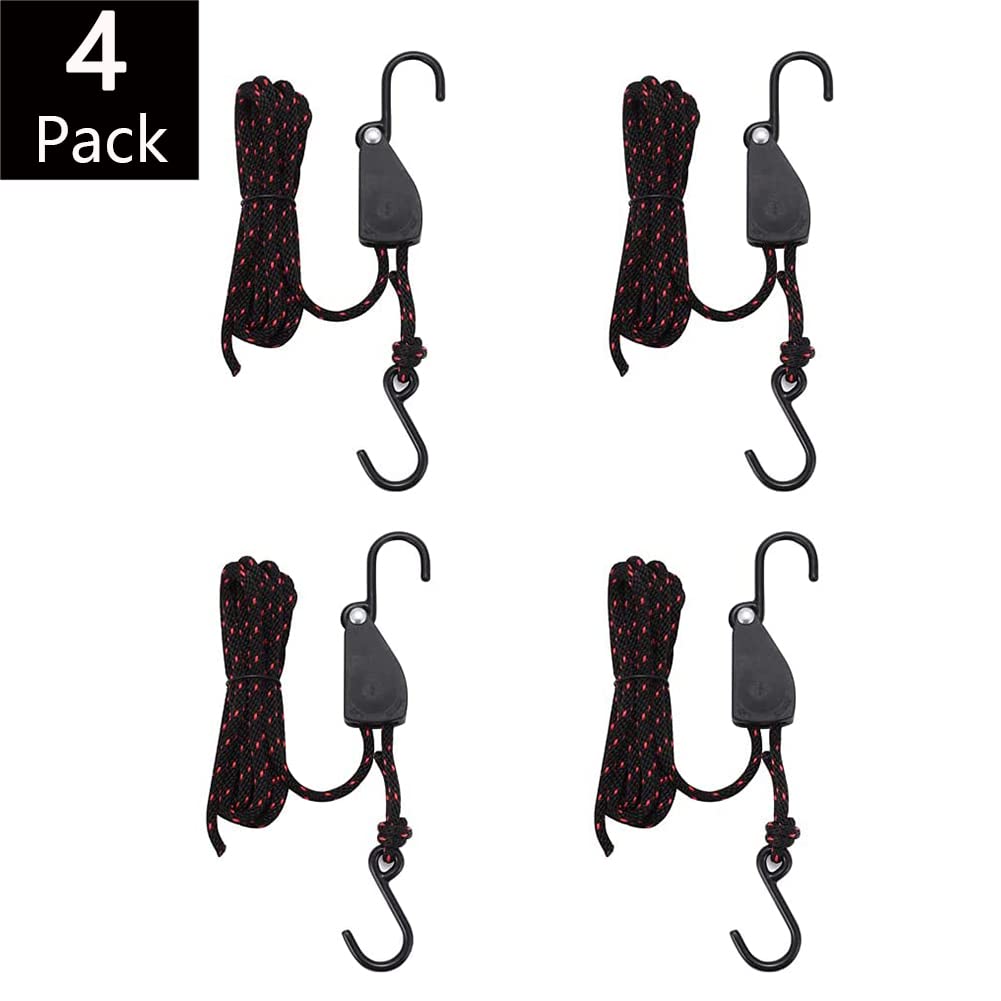 Buy XhuangTech Kayak and Canoe Bow and Stern Tie Downs Strap 1/4" Grow