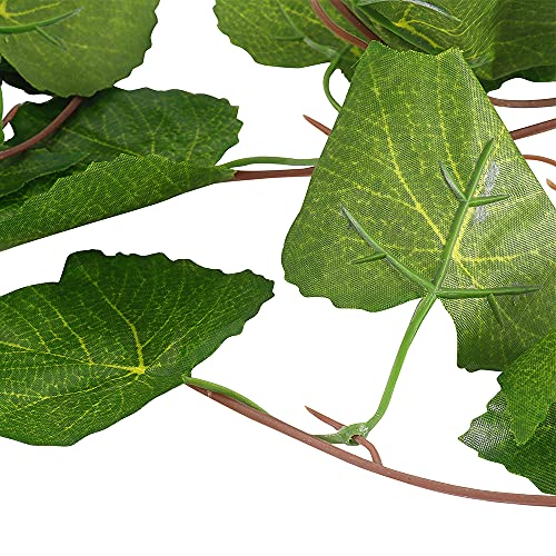 YOGURTCK 94 inch Long Vines Artificial Plants for Reptile and Amphibian Terrarium Decorations Supplies