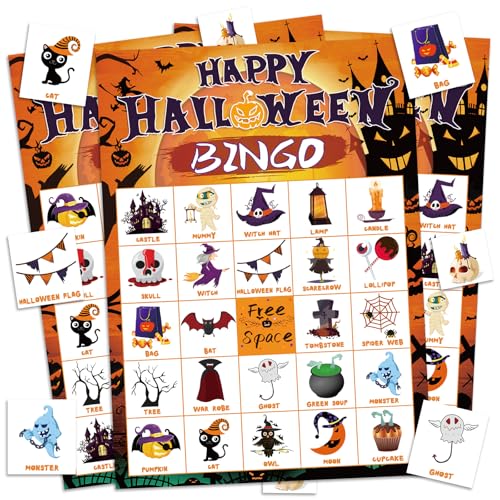 Leezead Halloween Bingo Set For Adults cover