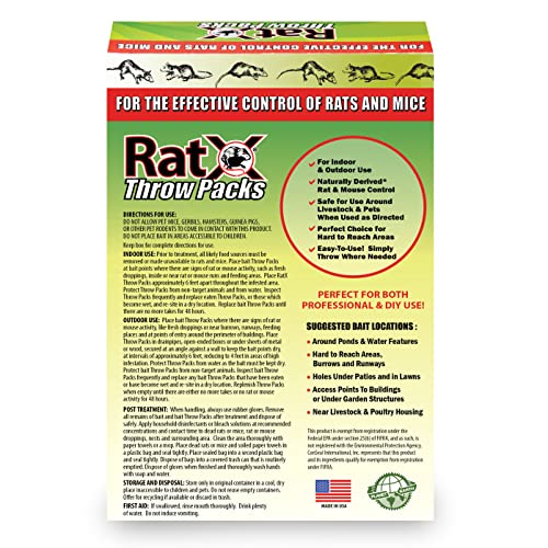 Ratx 620103 Throw Packs- For All Species Of Rats And Mice Safe Around Pets thumb #1