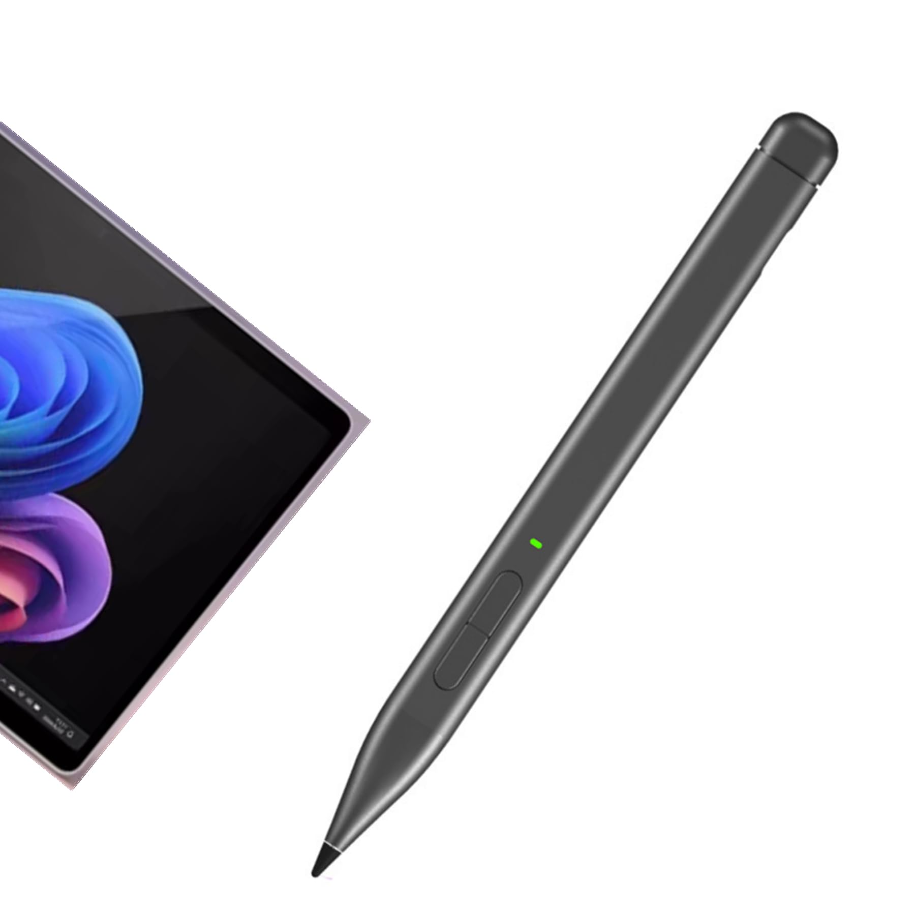 Stilo per Surface Slim Pen 2/1 per Surface Pro/Go/Laptop/Book/Hub, Nero | per Surface Pro 12/11/10/9/8/7/6/5/4/3/Pro X,per Surface Laptop Ultra/8/7/6/5/4/3/SE,Go 3/2,Book 3/2,Studio 2+,Penna,Stylus