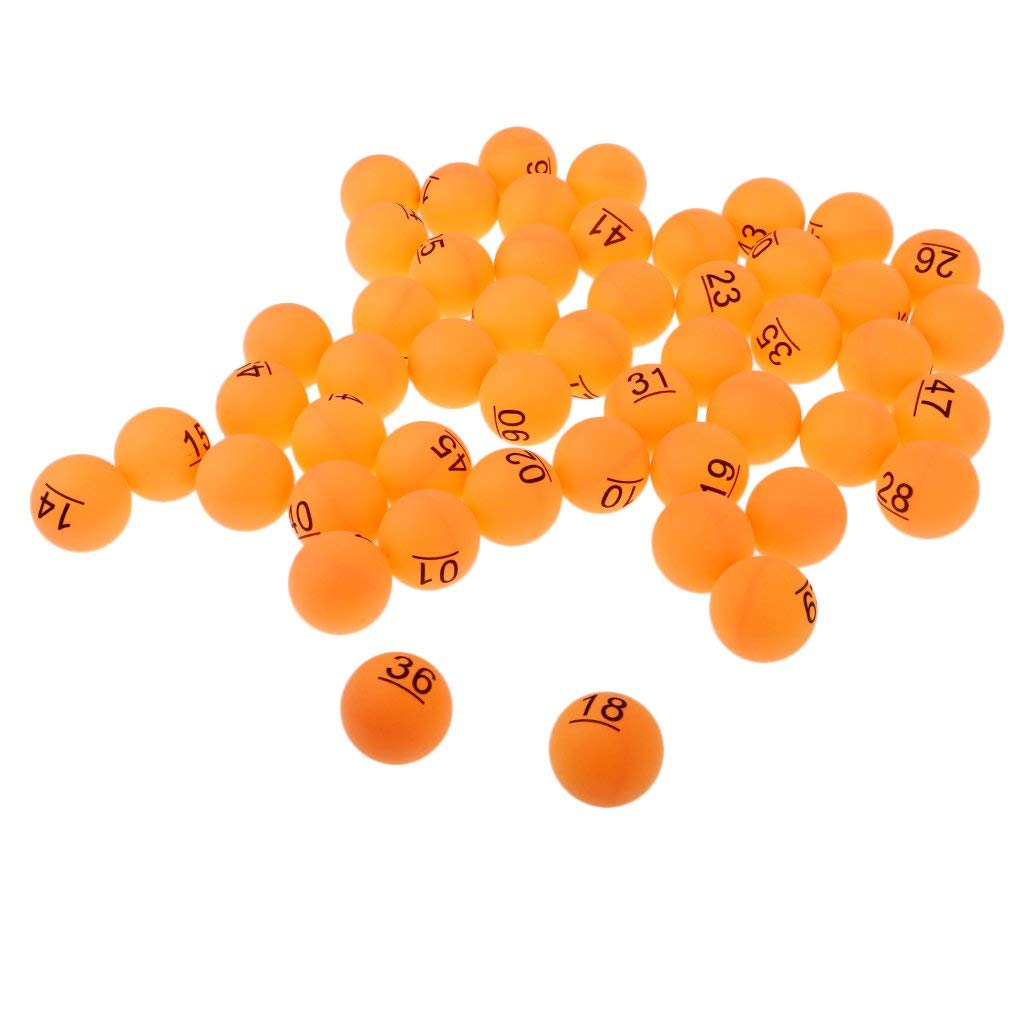 Ping Pong Balls 50 Unidades Lotería Bingo Juego