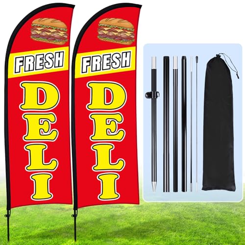Drapeau Swooper Buryeah pour animer vos ventes en plein air et terrasses