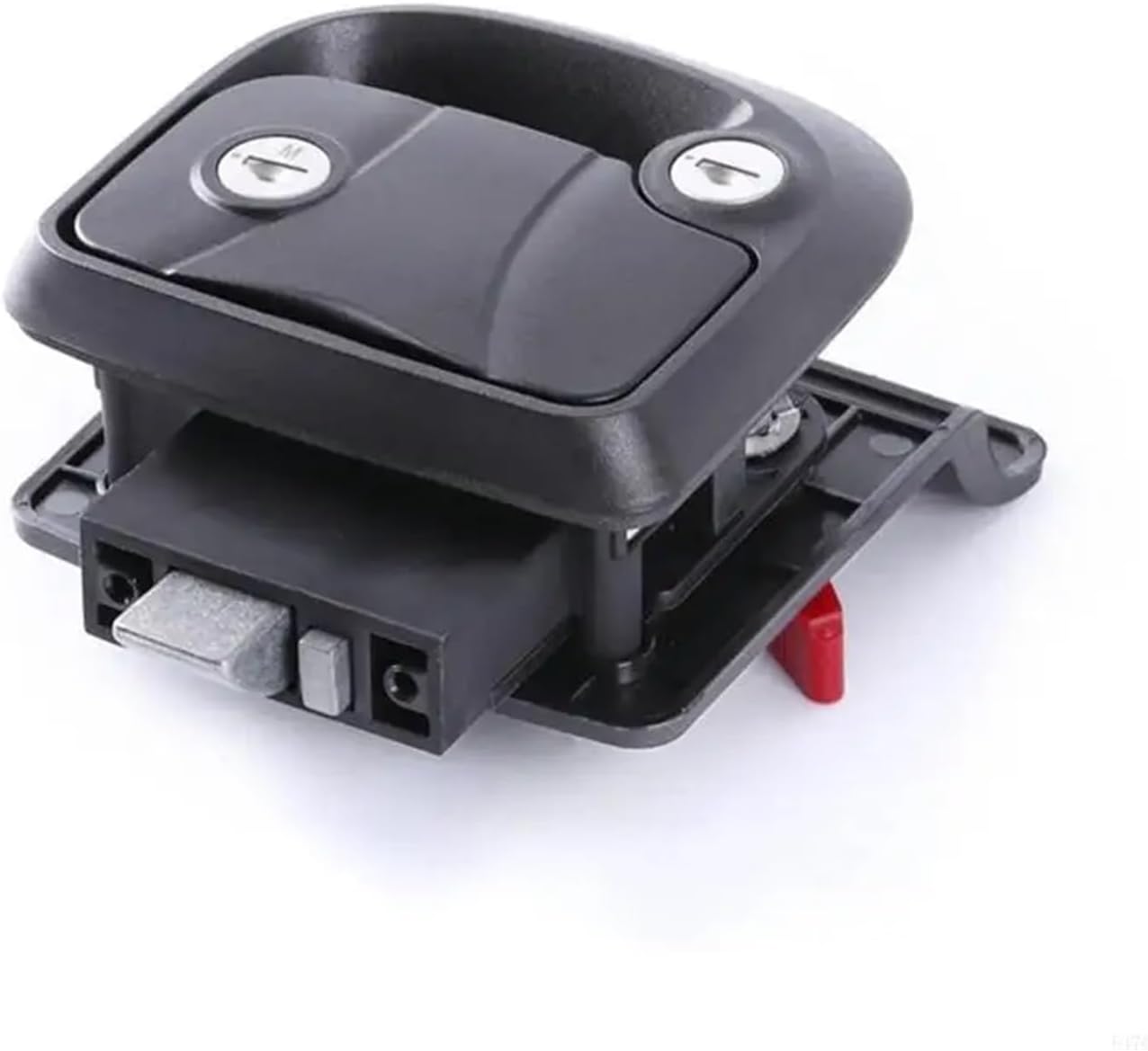 547C Black RV Paddle Entry Door Lock Latch Handle Knob Camper Traile