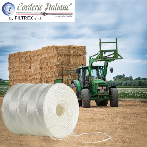 corderie Italiane 2012214 – 00 Wzór łańcucha Bast 2 kg White Kolor: Biały