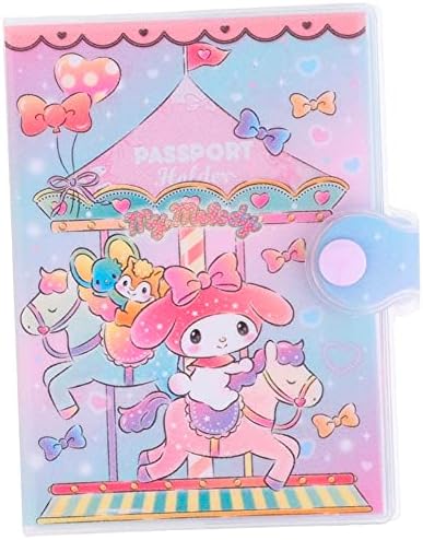 Kawaii Melody Glitter Cover Passport Holder Organizer Case